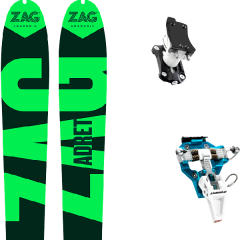 comparer et trouver le meilleur prix du ski Zag Adret 88 19 + speed turn 2.0 blue/black 19 sur Sportadvice
