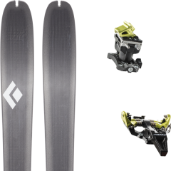 comparer et trouver le meilleur prix du ski Black Diamond Helio 76 19 + tlt speed radical black/yellow 19 sur Sportadvice