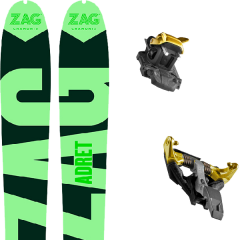 comparer et trouver le meilleur prix du ski Zag Adret 88 lady 19 + tlt speedfit 10 alu yellow/black 19 sur Sportadvice