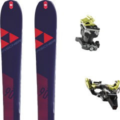 comparer et trouver le meilleur prix du ski Fischer My transalp 90 carbon 19 + tlt speed radical black/yellow 19 sur Sportadvice