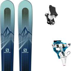 comparer et trouver le meilleur prix du ski Salomon Mtn explore 88 w blue/blue 19 + speed turn 2.0 blue/black 19 sur Sportadvice