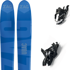 comparer et trouver le meilleur prix du ski Zag Ubac 102 19 + alpinist 12 long travel 105mm black/ium 19 sur Sportadvice