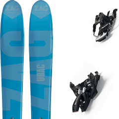 comparer et trouver le meilleur prix du ski Zag Ubac 95 lady 19 + alpinist 12 long travel 105mm black/ium 19 sur Sportadvice