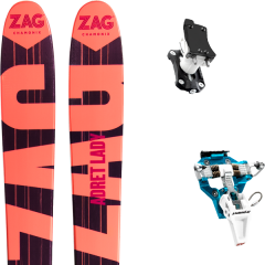 comparer et trouver le meilleur prix du ski Zag Adret 88 lady 18 + speed turn 2.0 blue/black 19 sur Sportadvice