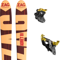 comparer et trouver le meilleur prix du ski Zag Adret 81 18 + tlt speedfit 10 alu yellow/black 19 sur Sportadvice