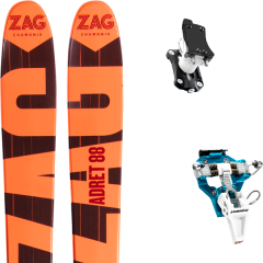 comparer et trouver le meilleur prix du ski Zag Adret 88 18 + speed turn 2.0 blue/black 19 sur Sportadvice