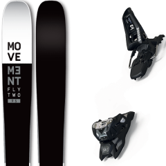 comparer et trouver le meilleur prix du ski Movement Fly two 95 19 + squire 11 id black 19 sur Sportadvice