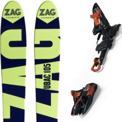 comparer et trouver le meilleur prix du ski Zag Ubac 105 18 + kingpin 13 100-125 mm black/cooper sur Sportadvice