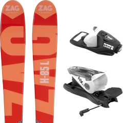 comparer et trouver le meilleur prix du ski Zag H85 lady + nx 11 b100 black/white 16 sur Sportadvice