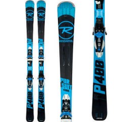 comparer et trouver le meilleur prix du ski Rossignol Pursuit 400 carbon 2018 et nx 12 dual wtr black/blue sur Sportadvice