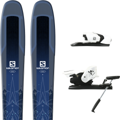 comparer et trouver le meilleur prix du ski Salomon Qst lux 92 18 + z12 b90 white/black sur Sportadvice