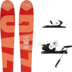 comparer et trouver le meilleur prix du ski Zag H85 lady + z12 b90 white/black sur Sportadvice