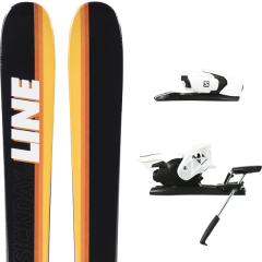 comparer et trouver le meilleur prix du ski Line Sick day 94 19 + z12 b90 white/black 19 sur Sportadvice