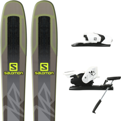 comparer et trouver le meilleur prix du ski Salomon Qst 92 18 + z12 b90 white/black sur Sportadvice