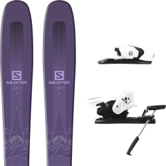 comparer et trouver le meilleur prix du ski Salomon Qst myriad 85 19 + z12 b90 white/black 19 sur Sportadvice