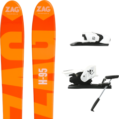 comparer et trouver le meilleur prix du ski Zag H95 19 + z12 b90 white/black 19 sur Sportadvice