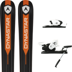 comparer et trouver le meilleur prix du ski Dynastar Slicer factory 18 + z12 b90 white/black 19 sur Sportadvice