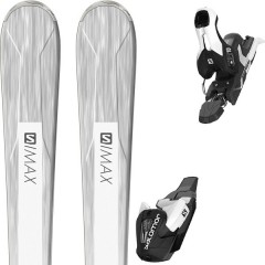 comparer et trouver le meilleur prix du ski Salomon S/max w 4 + mercury 10 black/white l80 19 sur Sportadvice