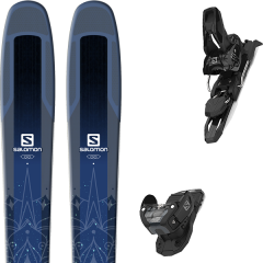 comparer et trouver le meilleur prix du ski Salomon Qst lux 92 18 + warden mnc 11 black l100 sur Sportadvice