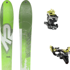 comparer et trouver le meilleur prix du ski K2 Wayback 88 smu 18 + tlt speed radical black/yellow sur Sportadvice