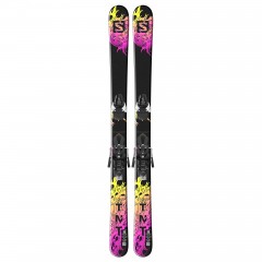 comparer et trouver le meilleur prix du ski Salomon T tnt jr + l7 b90 noir/jaune/rose sur Sportadvice
