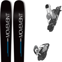 comparer et trouver le meilleur prix du ski Movement Go 100 + warden 11 n silver/black l100 sur Sportadvice
