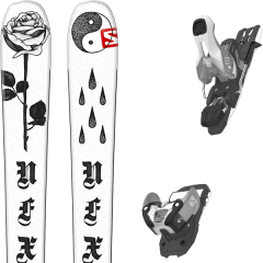 comparer et trouver le meilleur prix du ski Salomon Nfx white/black 19 + warden 11 n silver/black l90 19 sur Sportadvice