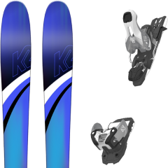 comparer et trouver le meilleur prix du ski K2 Thrilluvit 85 19 + warden 11 n silver/black l90 19 sur Sportadvice
