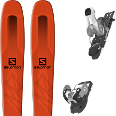 comparer et trouver le meilleur prix du ski Salomon Qst 85 orange/black 19 + warden 11 n silver/black l90 19 sur Sportadvice