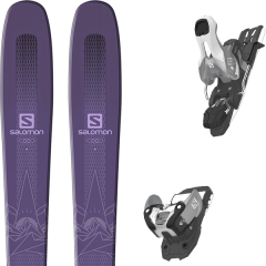 comparer et trouver le meilleur prix du ski Salomon Qst myriad 85 + warden 11 n silver/black l90 sur Sportadvice