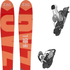 comparer et trouver le meilleur prix du ski Zag H85 lady + warden 11 n silver/black l90 sur Sportadvice