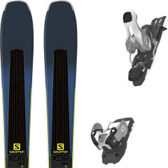 comparer et trouver le meilleur prix du ski Salomon Xdr 80 ti dark blue/lime + warden 11 n silver/black l90 sur Sportadvice
