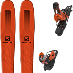 comparer et trouver le meilleur prix du ski Salomon Qst 85 orange/black 19 + warden 11 orange/black l90 19 sur Sportadvice