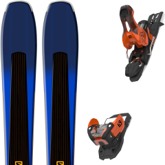 comparer et trouver le meilleur prix du ski Salomon Xdr 84 ti black/blue/saf + warden 11 orange/black l90 sur Sportadvice