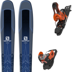 comparer et trouver le meilleur prix du ski Salomon Qst lux 92 18 + warden 11 orange/black l90 sur Sportadvice