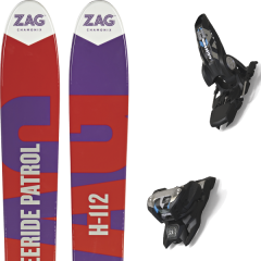comparer et trouver le meilleur prix du ski Zag H112 18 + griffon 13 id black 19 sur Sportadvice