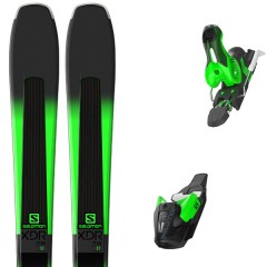 comparer et trouver le meilleur prix du ski Salomon Xdr 78 st + e mercury 11 black/green 18 sur Sportadvice