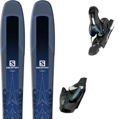 comparer et trouver le meilleur prix du ski Salomon Qst lux 92 18 + mercury 11 e black grey l90 18 sur Sportadvice