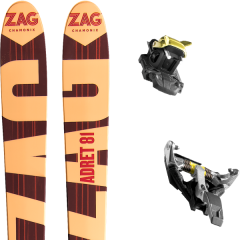 comparer et trouver le meilleur prix du ski Zag Adret 81 18 + tlt speedfit 10 yellow 18 sur Sportadvice