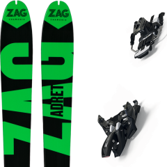 comparer et trouver le meilleur prix du ski Zag Adret 88 19 + alpinist 12 long travel 90mm black/ium 19 sur Sportadvice
