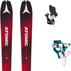 comparer et trouver le meilleur prix du ski Atomic Backland 78 19 + speed turn 2.0 blue/black 19 sur Sportadvice