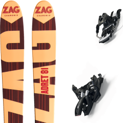 comparer et trouver le meilleur prix du ski Zag Adret 81 18 + alpinist 12 long travel 90mm black/ium 19 sur Sportadvice