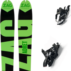 comparer et trouver le meilleur prix du ski Zag Adret 88 lady 19 + alpinist 12 long travel 90mm black/ium 19 sur Sportadvice