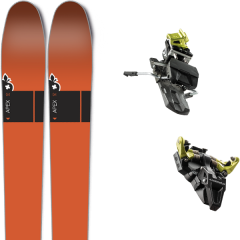 comparer et trouver le meilleur prix du ski Movement Apex 2 axes carbon 19 + st radical 10 100mm yellow 19 sur Sportadvice