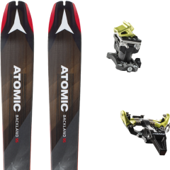 comparer et trouver le meilleur prix du ski Atomic Backland 95 19 + tlt speed radical black/yellow 19 sur Sportadvice