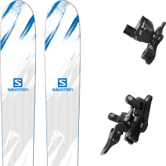 comparer et trouver le meilleur prix du ski Salomon Mtn bc white/blue/red 18 + yak 14 black 19 sur Sportadvice