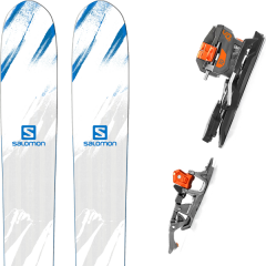 comparer et trouver le meilleur prix du ski Salomon Mtn bc white/blue/red 18 + ion 10 115mm 19 sur Sportadvice