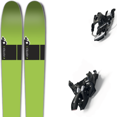 comparer et trouver le meilleur prix du ski Movement Vertex 2 axes carbon 19 + alpinist 12 long travel 90mm black/ium 19 sur Sportadvice