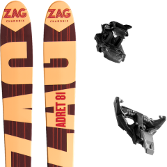 comparer et trouver le meilleur prix du ski Zag Adret 81 18 + tlt speed 12 black 18 sur Sportadvice