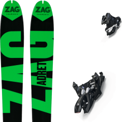 comparer et trouver le meilleur prix du ski Zag Adret 88 19 + alpinist 9 black/ium 19 sur Sportadvice